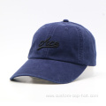 Vintage Washed Baseball Hat with 3d Embroidery